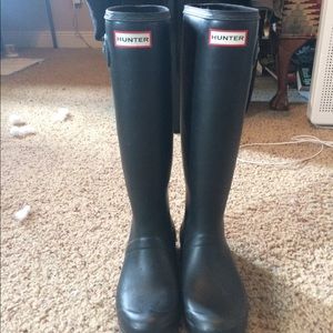 Hunter Rain Boots women’s black